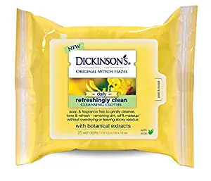 Dickinson's Refreshingly Clean Cleansing Cloths, 25 Count