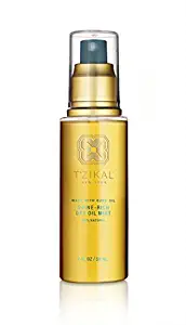 T'zikal Shine Rich Dry Oil Mist (2 Ounces) - Shine Spray Oil Treatment with Ojon Oil - Color Safe, Sulfate Free and Paraben Free - Used as a Restorative Hair Treatment for Dry Damaged Hair