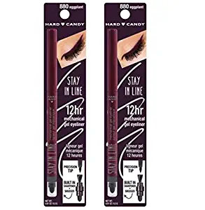 LOT 2 Hard Candy Makeup Stay In Line Gel Eyeliner 880 EGGPLANT