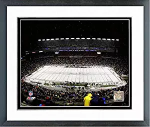 New England Patriots Gillette Stadium Photo (Size: 12.5" x 15.5") Framed