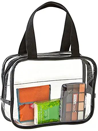 Clear Purse Stadium Approved - Clear TSA Approved Toiletry Bag For Men Women