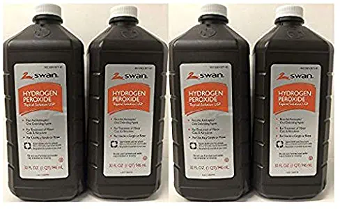 Hydrogen Peroxide Topical Solution 32 Oz (4 Pack)