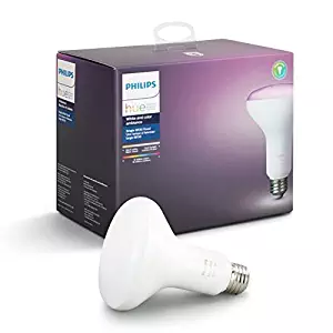 Philips Hue White and Color Ambiance BR30 60W Equivalent Dimmable LED Smart Flood Light, 1 Smart Bulb, Works with Alexa, Apple HomeKit, and Google Assistant (California residents)