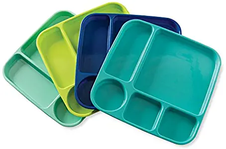 Nordic Ware 69600 Meal Trays, Set of 4, Coastal Colors