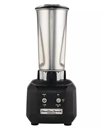 Hamilton Beach HBB250SR Commercial Rio Bar Blender with 32-Ounce Stainless-Steel Container, Black