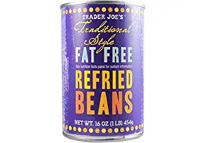 Trader Joe's Traditional Style Fat-Free Refried Beans - 1 Can (1 lb.)
