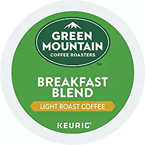 Green Mountain Coffee Roasters Breakfast Blend, Keurig Single-Serve K-Cup Pods, Light Roast Coffee, 96 Count