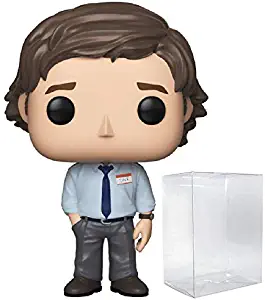 Funko TV: The Office - Jim Halpert Pop! Vinyl Figure (Includes Compatible Pop Box Protector Case)