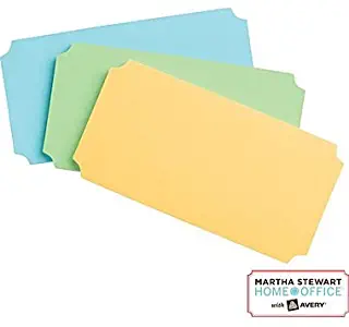 Martha Stewart Home Office with Avery Ultrahold Sticky Notes, Classic, Assorted, 1-3/4" X 3-1/2"