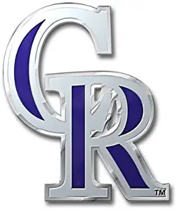 MLB Colorado Rockies Die Cut Color Automobile Emblem