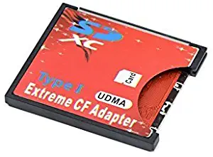 QUMOX SD SDHC SDXC to CF Compact Flash Memory Card Adapter Reader Type 1 WiFi …