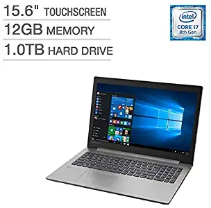 Lenovo Ideapad 330 15.6" HD Touchscreen Laptop i7-8550U Processor at 1.8GHz,12GB DDR4 RAM,1TB 5400RPM SATA Hard Drive,Intel Integrated 620 Graphics,DolbyAudio,DVD-RW,HDMI,Intel Wireless-AC WLAN (Certi