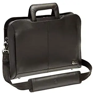 Dell 10H6F XPS 13 Ultrabook 13" GENUINE Black Leather Attache Carry Bag