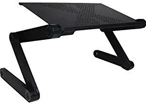 360° Adjustable Foldable laptop Desk Aluminum Table Stand Bed Notebook Tray