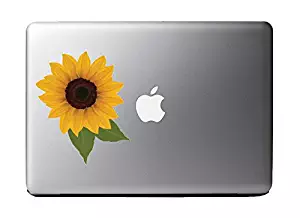 Colorful Super Sunflower - 5 inch Vinyl Decal for 13 inch MacBook