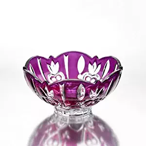 StudioSilversmiths 43992 Fine Purple Crystal Candy Dish