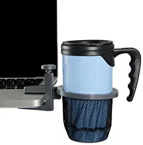 The Patented Laptop Computer Beverage Holder. The Safe Way to Hold Beverage Containers When Commuting and Working on Your PC. Great to Use on Airplane/Train/Bus Fold Down Trays. Also Holds Pencils or Phones. Folds Flat and Fits in Shirt Pocket. A Must Have for Laptop Accessory Bags