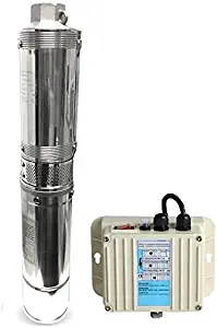 SCHRAIBERPUMP 4" SUBMERSIBLE DEEP WELL PUMP 1.5HP 230v 443FT 21GPM w/control box 2 Year WARRANTY - STAINLESS STEEL DISCHARGE, CASING AND FLANGES - model 42132M