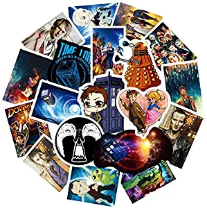 Doctor Who Stickers for Laptop,100pcs Vinly Stickers for Water Bottle Hydroflask Car Laptop Pad Phone Trunk Guitar Luggage