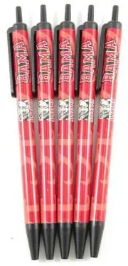 NCAA Alabama Crimson Tide Disposable Click Pens