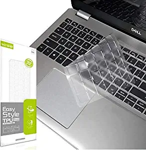 VFENG Premium Ultra Thin Clear Keyboard Cover for 15.6" Dell Inspiron 5000 5584/5593/5598/5590/5508/5501 Urban 2020+, Inspiron 7000 7590/7591/7501 2020+, Vostro 5000 5590/5501,7000 7500, US Layout