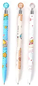 Mechanical Pencils 0.5mm Cute Kawaii Sushi Food Press Automatic Mechanical Pencil Writing Drawing School Office Supply Student Stationery 6 Pcs