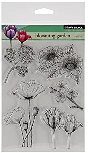 Penny Black Decorative Rubber Stamps, Blooming Garden (30-155)