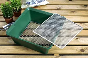 Tierra Garden GP104 2-in-1 Galvanized Woven Wire Garden Sieve